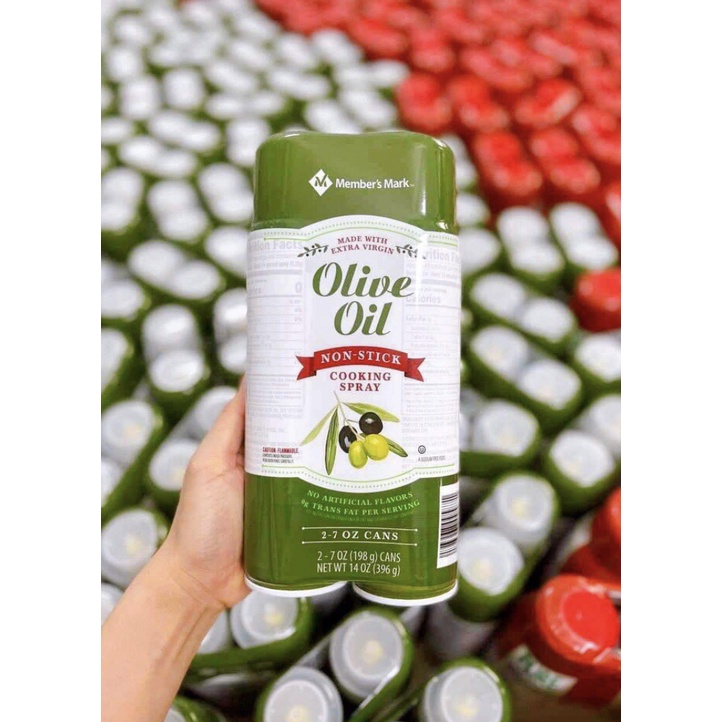Dầu xịt ăn kiêng Olive Oil Member's Mark o calo - 7oz (khoảng 700 lần xịt) eatclean eat clean