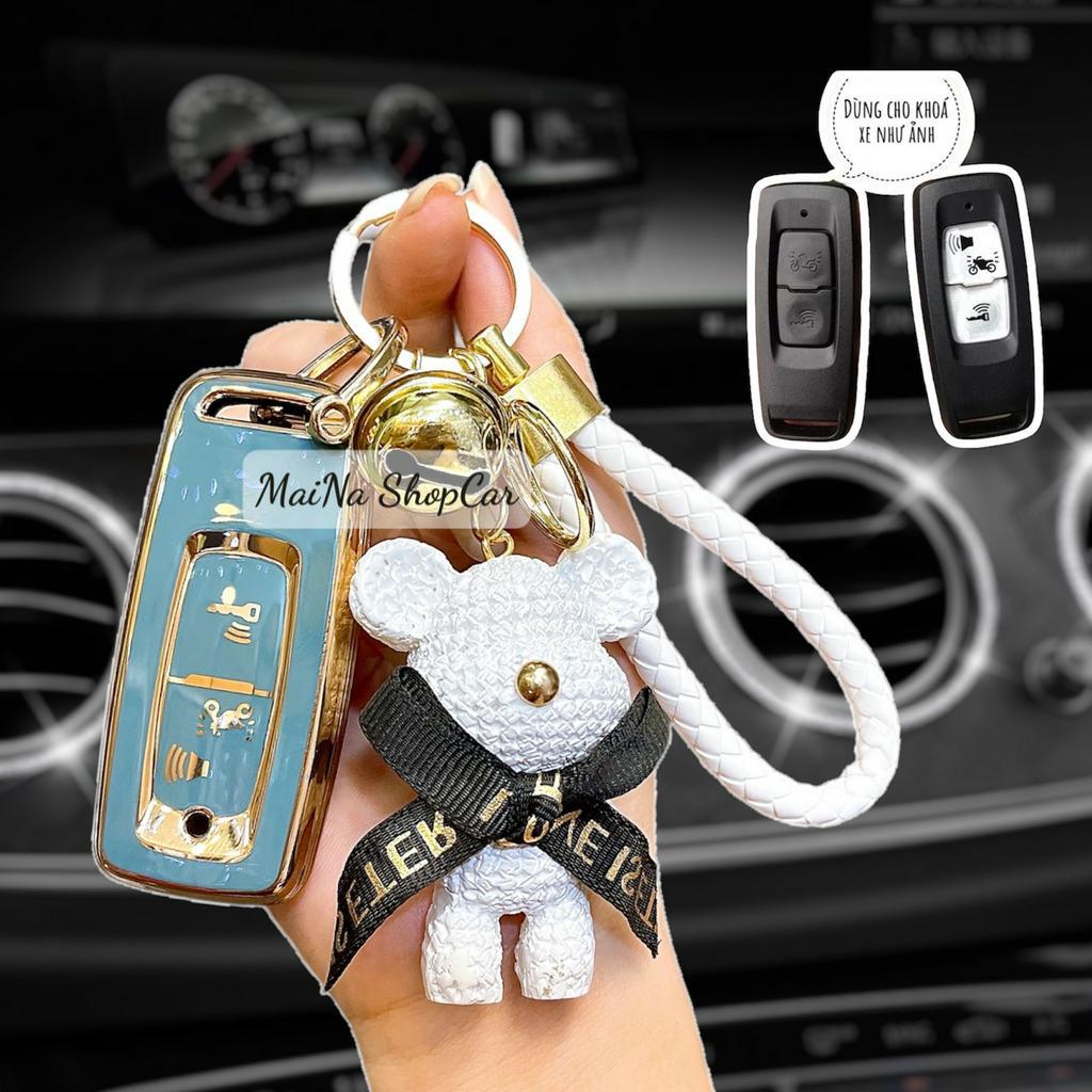 Ốp chìa khóa xe máy Smartkey 2 nút Honda 2022 Vision, SH Mode, Air Blade, Lead,....chất liệu TPU bảo vệ tuyệt đối