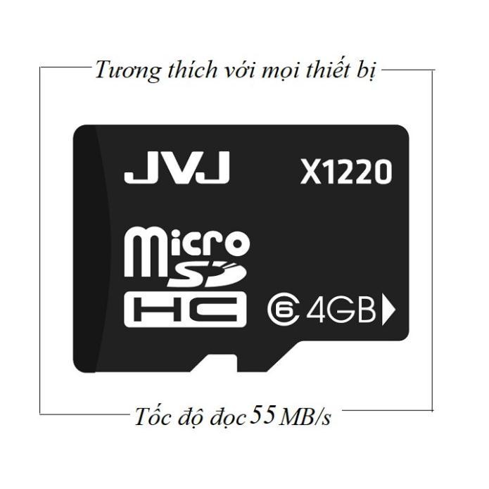 Thẻ nhớ JVJ 64GB/32GB/16GB/8GB/4GB tốc độ cao - Chuyên dụng class 10 U3, bảo hành 5 năm | WebRaoVat - webraovat.net.vn
