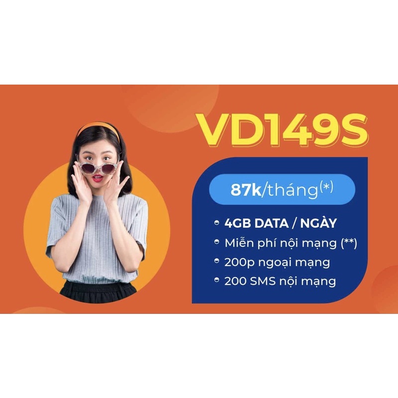 Sim Vinaphone 4G 5G (6GB/Ngày) Gói 6 Tháng Liên Tục