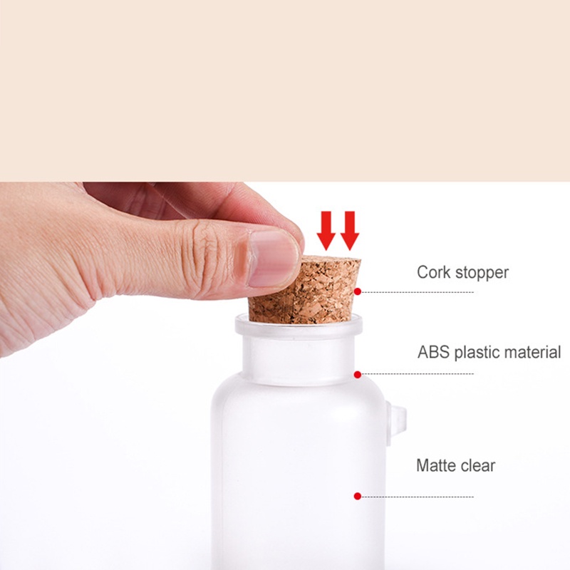 (Hàng Mới Về) Lọ Đựng Muối Tắm Dạng Tròn 200ml Tiện Dụng