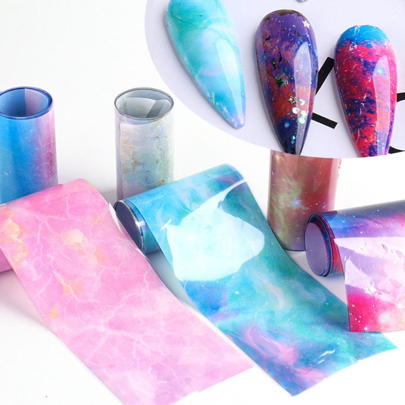 Miếng Dán Trang Trí Móng Tay Màu Sắc Gradient Độc Đáo