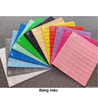 Xốp dán tường 3d kt 70 x 77 cm dầy 5mm
