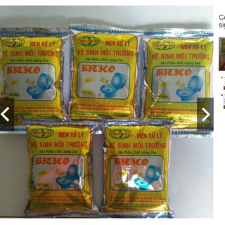  Combo 5 gói men vi sinh XỬ LÝ BỂ PHỐT + 3 gói Bột thông TẮC cống hiệu quả 