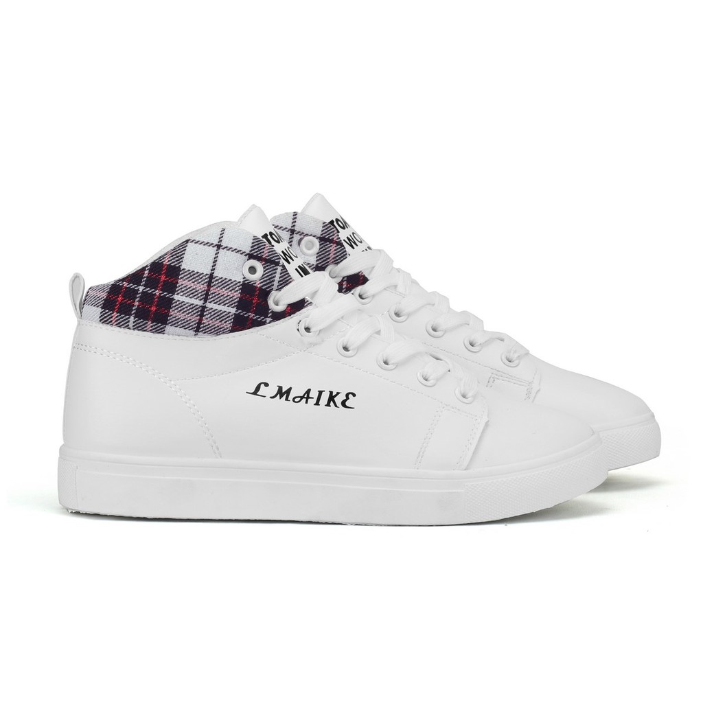 Giày Nam Cổ Cao LMA Màu Trắng | BigBuy360 - bigbuy360.vn