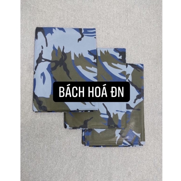 Tấm mưa nilon , tấm bạt trải đi phượt dã ngoại in loang kích thước 2m2*1m6
