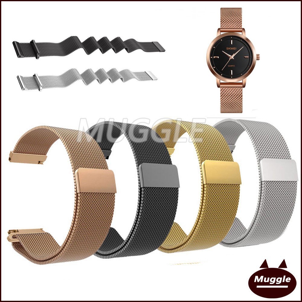 Dây đồng hồ SKMEI 1528  Đồng Hồ Đeo Tay Thạch Anh SKMEI 1528 Metal Magnetic Strap Milan Dây đồng hồ SKMEI 1528  bands