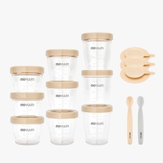 Cốc trữ sữa & đồ ăn Tritan Moyuum Hàn Quốc 130ml/180ml/240ml (lẻ 1-2 cốc không hộp)