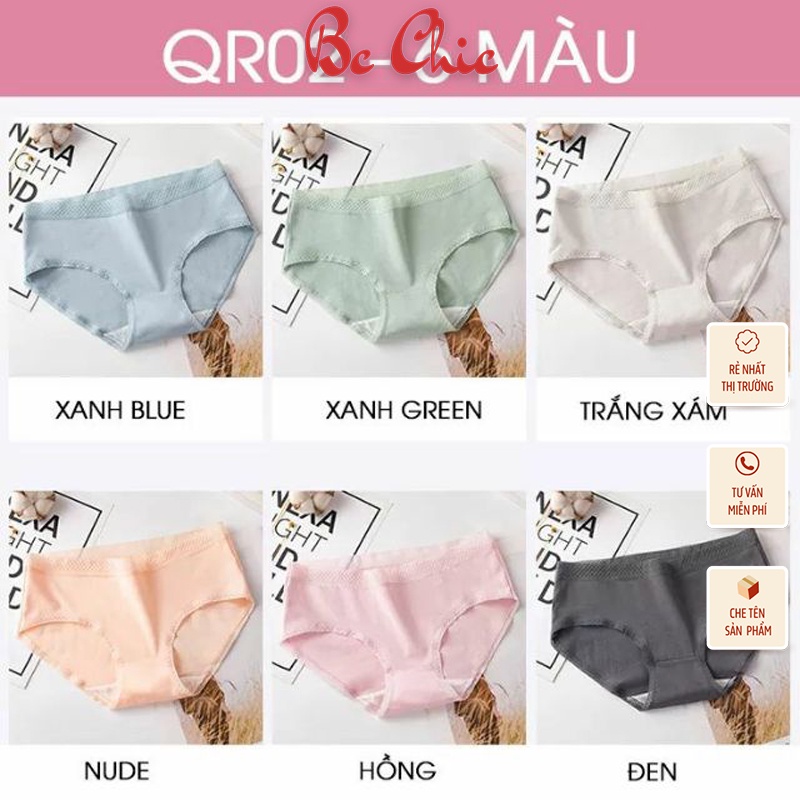 QUẦN LÓT COTTON XỊN ĐẸP CẠP LƯỚI CAO CẤP HOT HIT Q111 [BI &amp; CI]