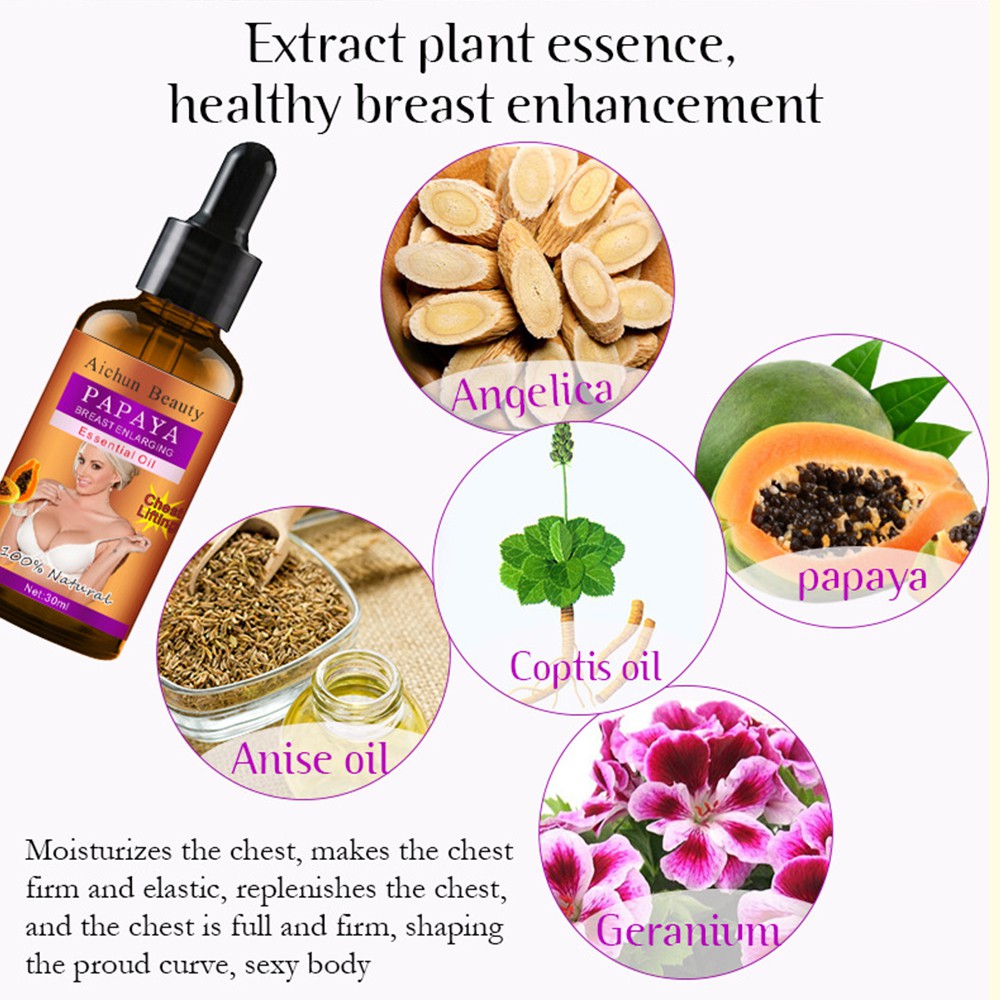 Tinh dầu nở ngực hiệu quả chiết xuất đu đủ tự nhiên 30ml | BigBuy360 - bigbuy360.vn