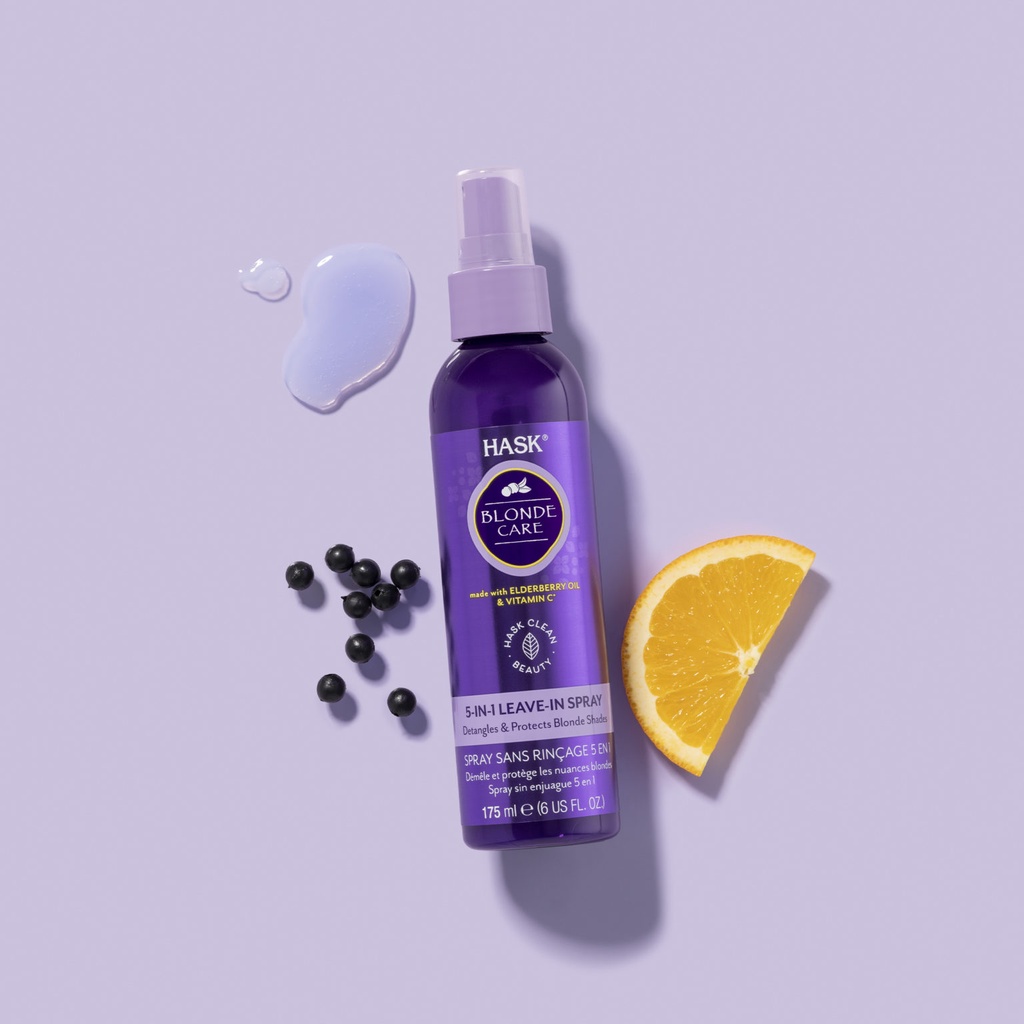 Xịt Dưỡng Tóc 5 in 1 Hask Blonde Care