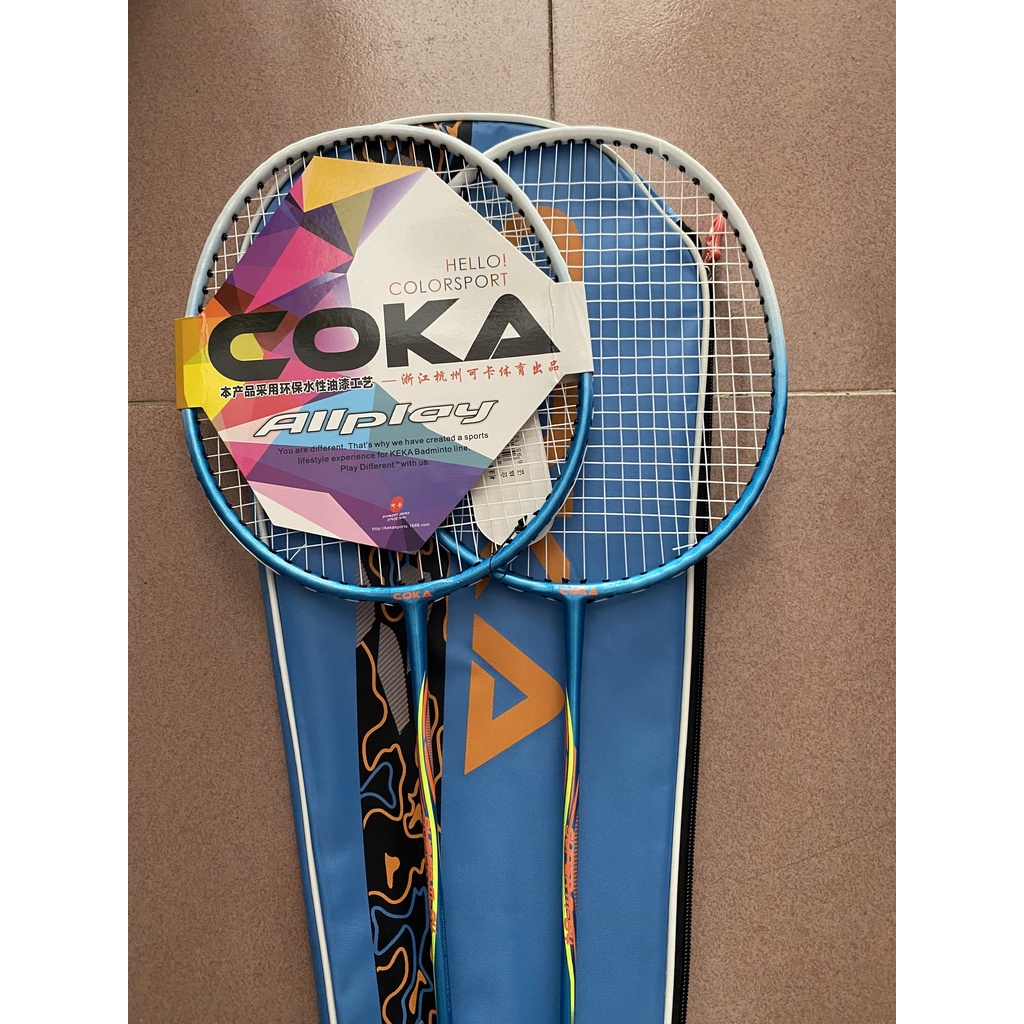 Cặp vợt cầu lông COKA SUPER M84 - Tặng 1 Quấn Cán Vợt Yonex