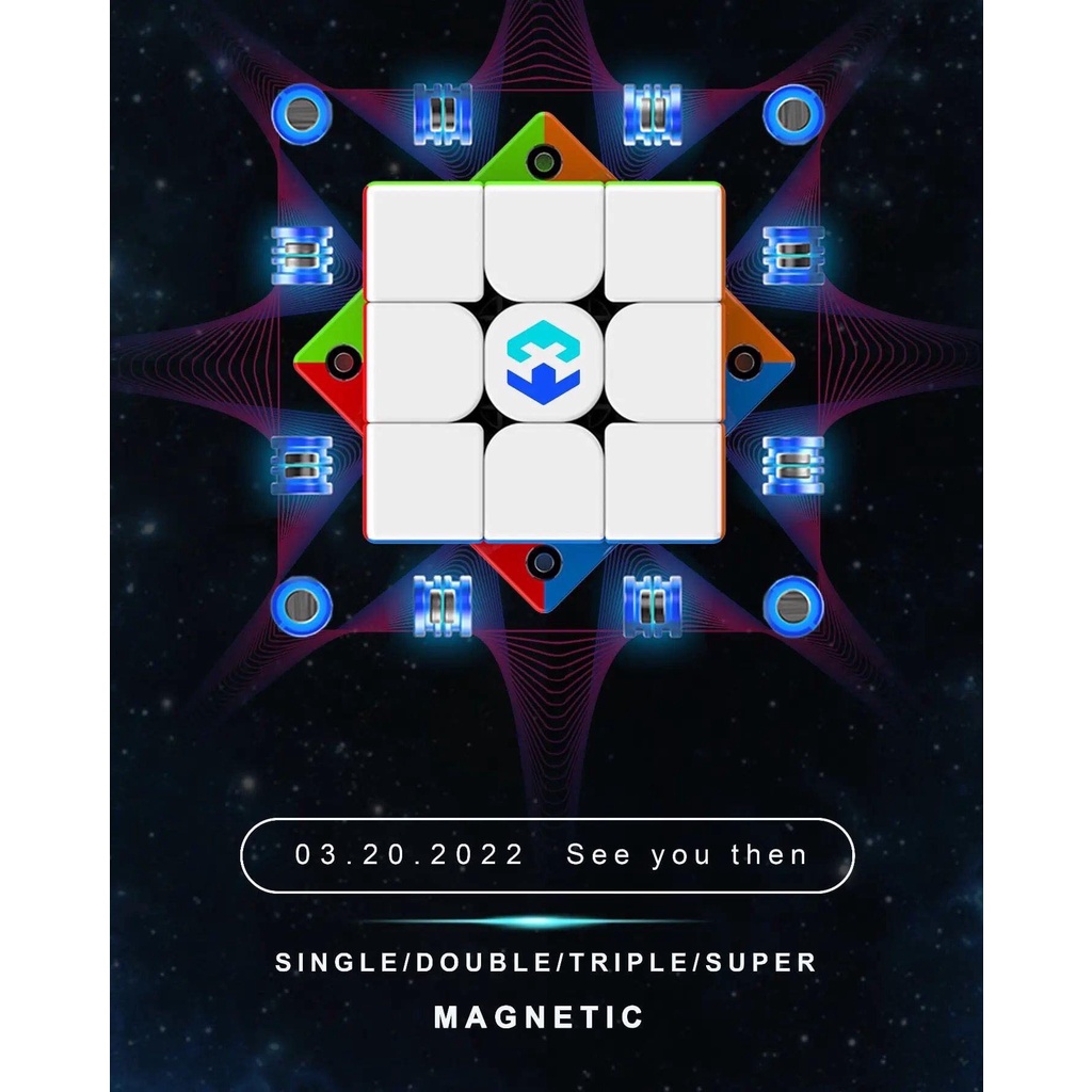 Rubik MoreTry TianMa X3 3x3 Rubik 3 Tầng Khối Lập Phương 3x3x3 Có Nam Châm Đồ Chơi Trí Tuệ