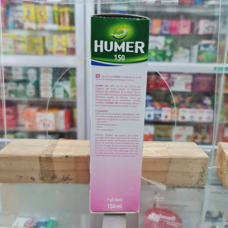 Nước biển xịt mũi Humer ⚡ Nhập khẩu Pháp ⚡ Chai 150ml Cho người lớn và trẻ em