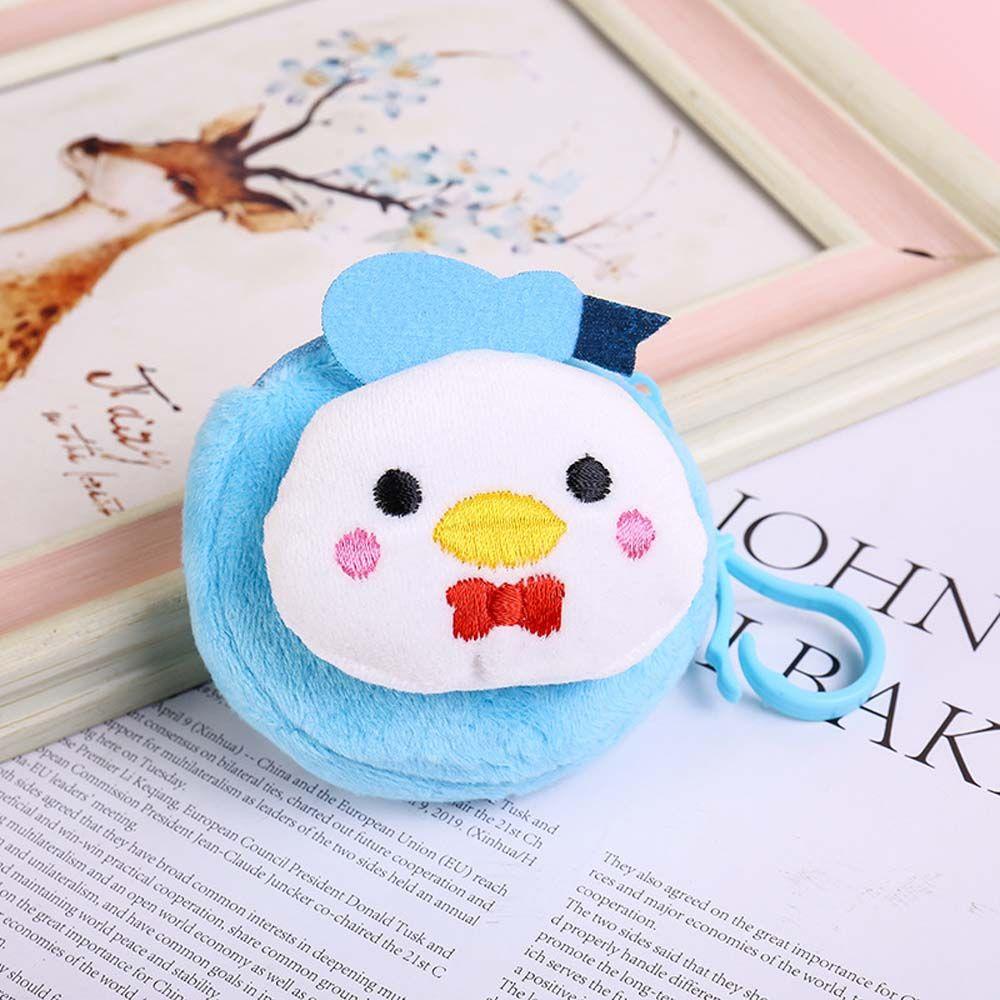 Túi Đựng Tai Nghe / Tiền Xu Phủ Bông Mini Dễ Thương