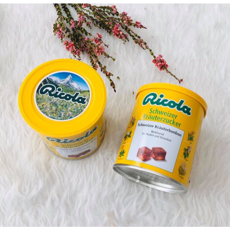Kẹo ngậm ho thảo mộc Ricola Original Herb Đức 250g