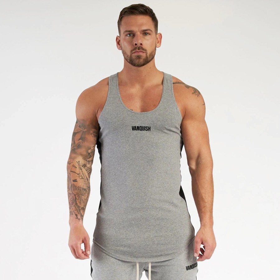 Áo Ba Lỗ Thể Thao Bằng Cotton Thoáng Khí Cho Nam