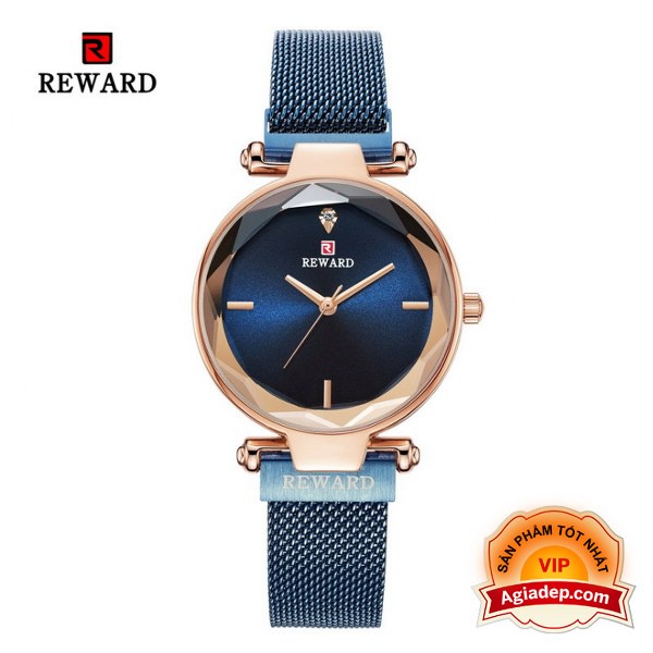 Đồng hồ thời trang nữ Reward - Đẹp long lanh - Nhập khẩu xịn - Màu xanh ngọc lục bảo 3096L