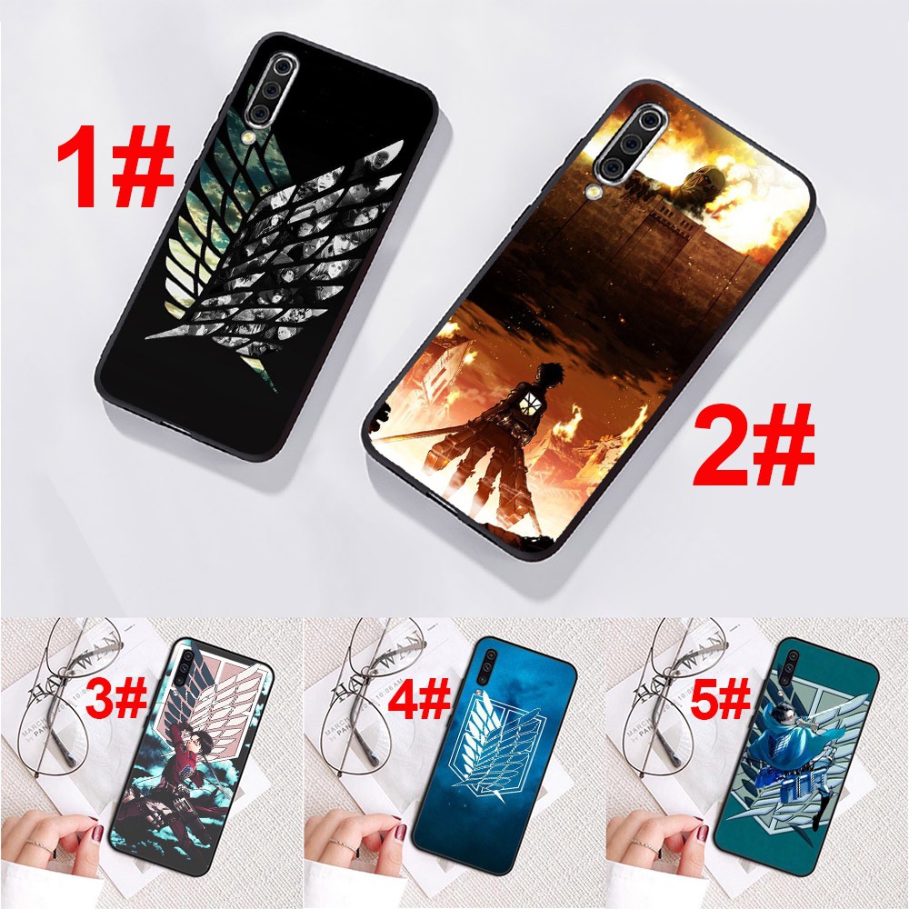 Ốp điện thoại silicon mềm in hoạt hình Attack On Titan 89F Samsung A11 A21 A41 A51 A71 A81 A91 M10 M20 M30