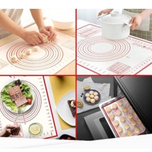 Thảm chống dính silicon chuyên dụng làm bánh màu trắng