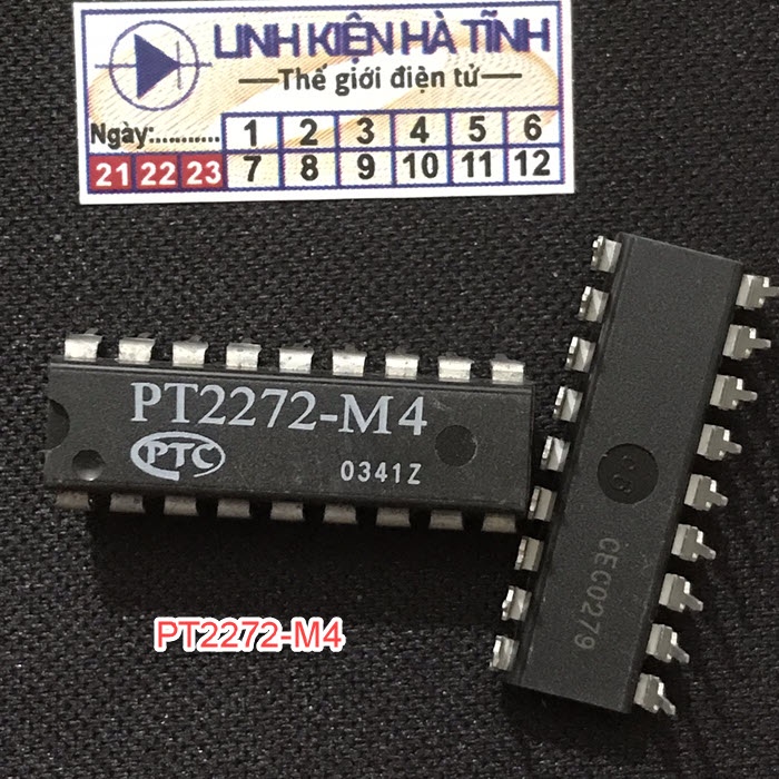 linh kiện IC nhận RF PT2272-M4 Pt2272 dip-18