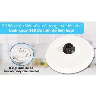 Bình đun siêu tốc Bluestone 1.5 lít KTB-3453 kem