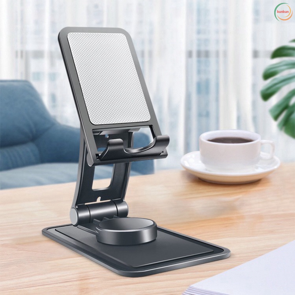 Giá đỡ điện thoại gấp gọn xoay 360 độ chiều linh hoạt, dễ dàng gấp gọn phù hợp smartphone