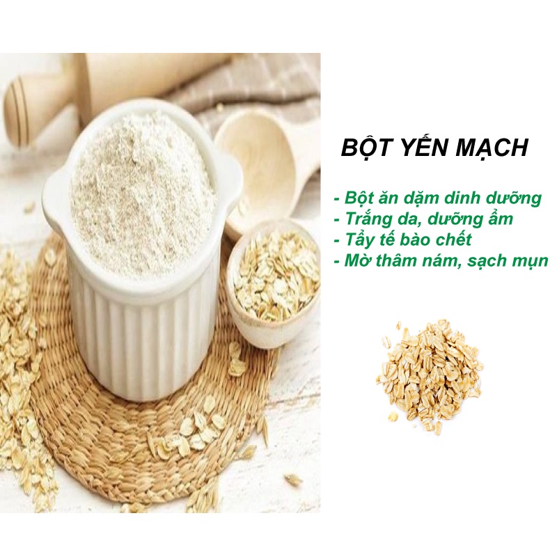 Bột yến mạch nguyên chất 100g