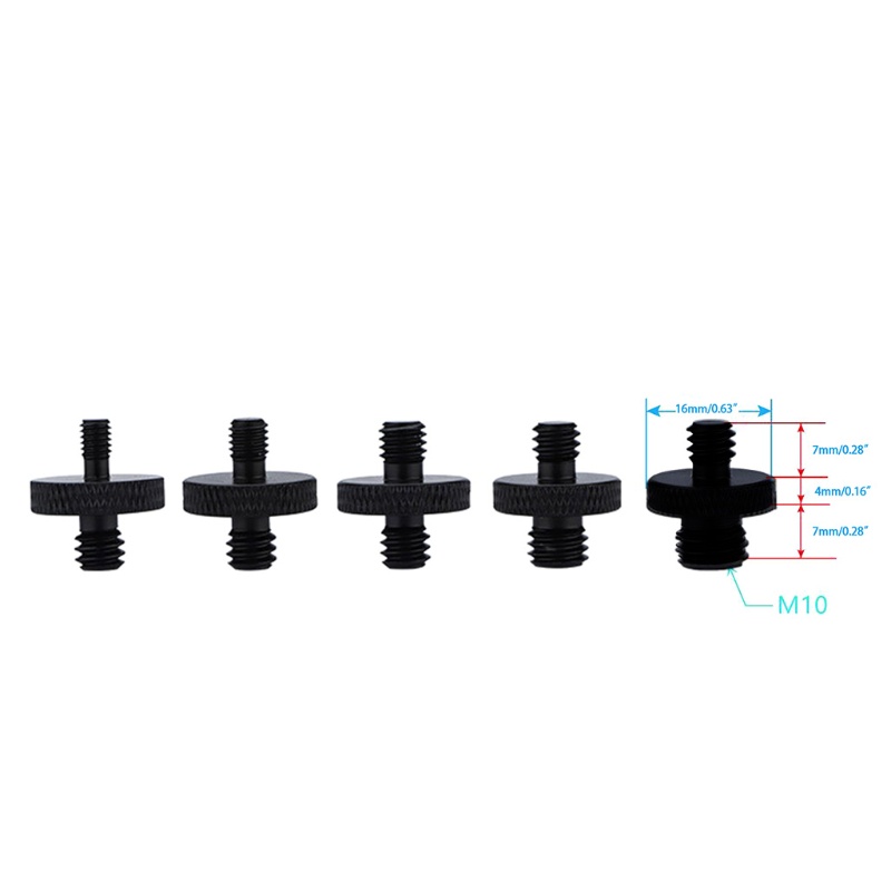 Vít Chuyển Đổi Đầu Đực Sang Đầu Đực M4 M5 M6 M8 M10 IOR 2x 1 4-20 Cho Gậy Ba Chân Máy Ảnh