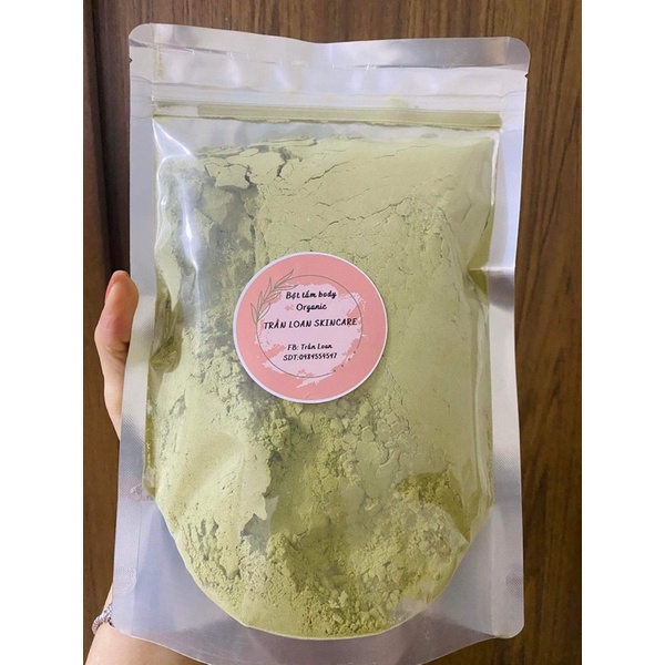 Bột Tắm Trắng 100% Thiên Nhiên, 500G - 1000G Fb Trần Loan