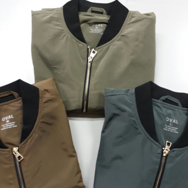 Áo gió nam bomber 2 lớp