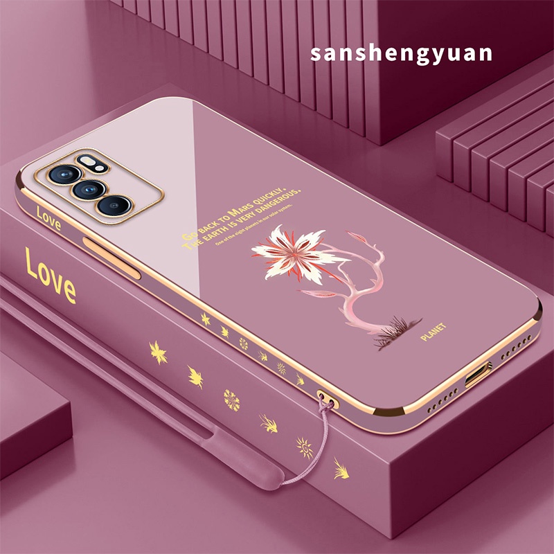 Ốp Điện Thoại silica gel Mạ Điện Góc Phải Cho OPPO RENO 6 4g OPPO RENO 6Z 5G RENO6 Z 5G RENO 6 Z 5G OPPO a16