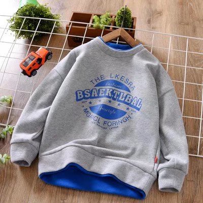 Áo Nỉ Dài Tay In Họa Tiết Thời Trang Mùa Đông Cho Bé Trai