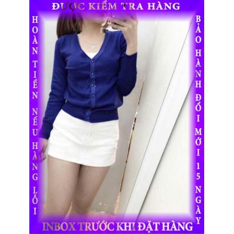 Áo khoác len Cardigan 9 nút không bao giờ ngừng hot sỉ 75k  huanprv