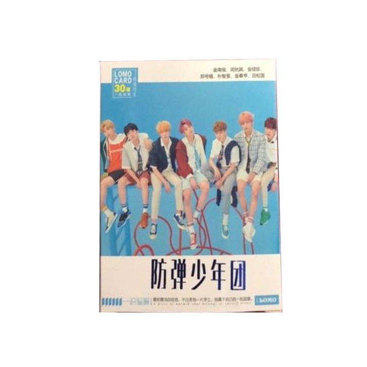 Lomo BTS World -2 card ảnh BTS in hình nhóm nhạc idol hàn quốc