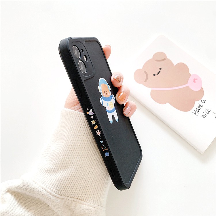 Ốp lưng iphone Flying Rabit cạnh vuông in hình viền 6/6plus/6s/6splus/7/7plus/8/8plus/x/xs/11/12/pro/max/plus/promax | BigBuy360 - bigbuy360.vn
