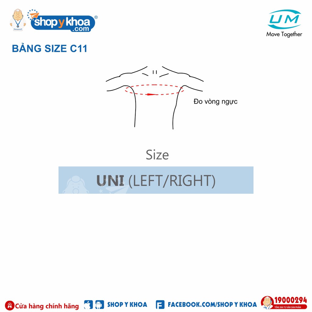 Đai cố định khớp vai United Medicare (C11)