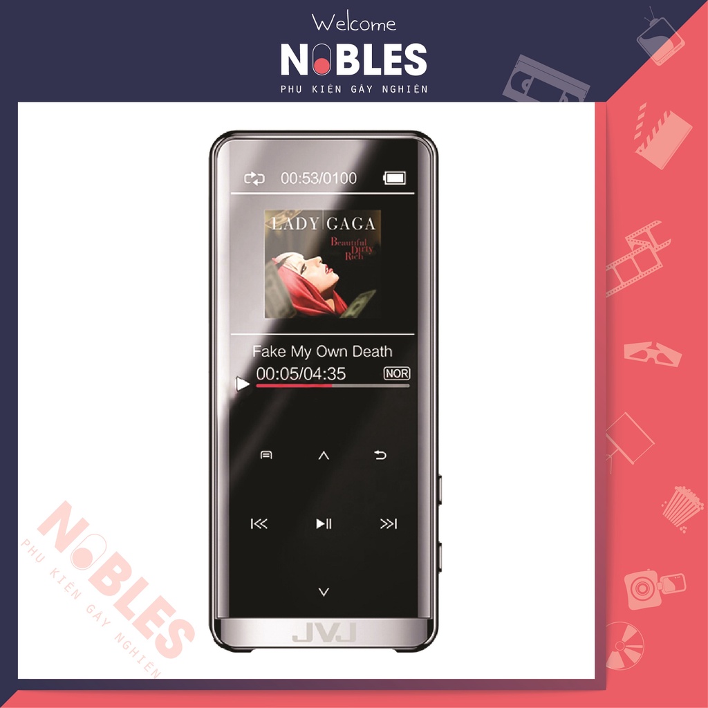 Máy Nghe Nhạc Cảm Ứng MP3 JVJ Cube 8G Bảo Hành 12 Tháng Chính Hãng .
