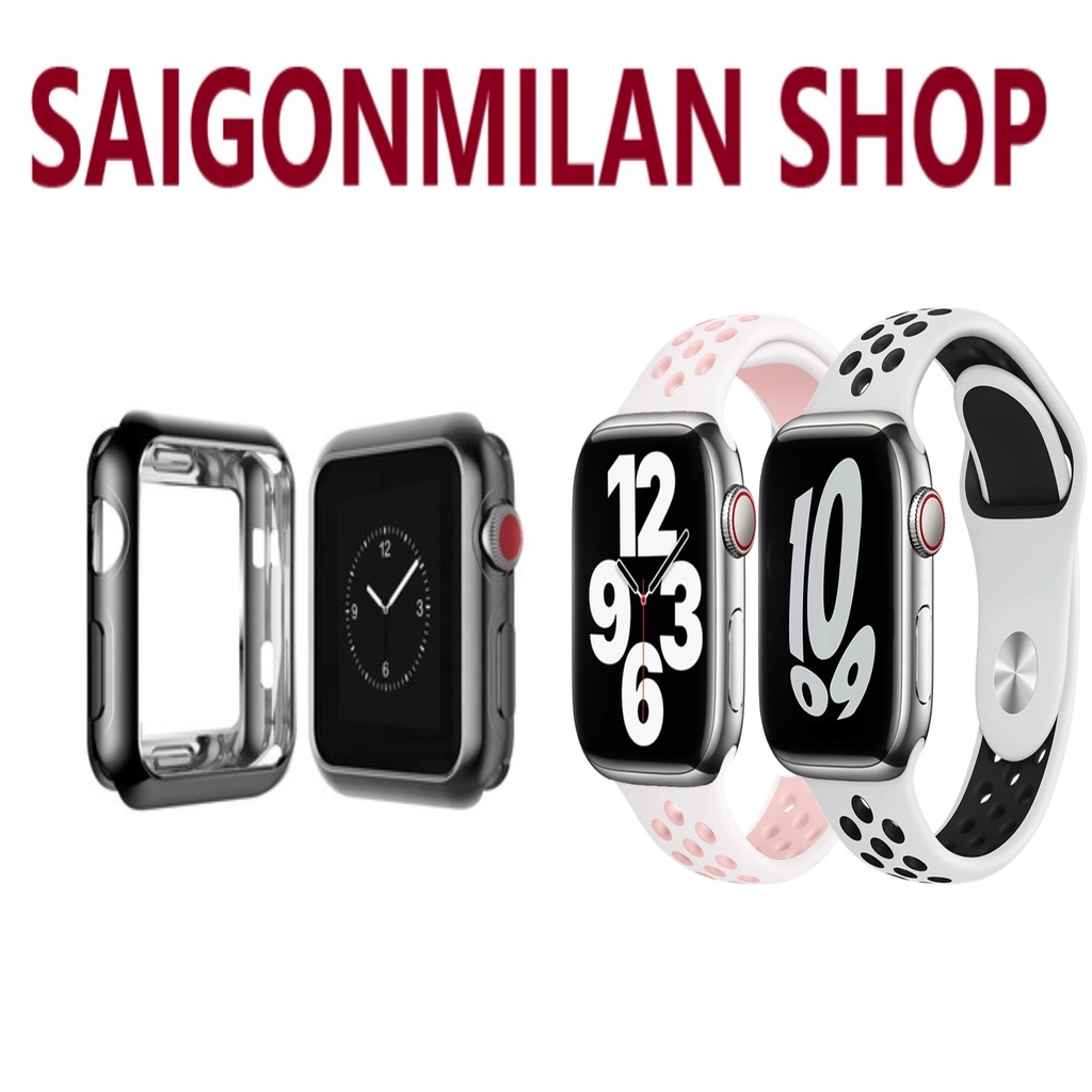 Ốp Dẻo Bảo Vệ Viền Cho Đồng Hồ Thông Minh AP Watch VS Dây Cao Su Series 7/6/5/SE/4/3/2/1 Size 38-40-41-42-44-45mm