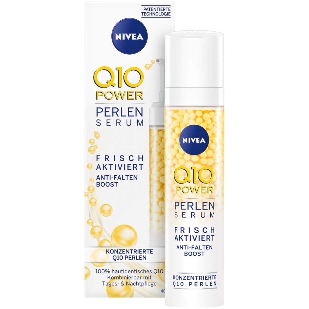 Serum Nivea Q10 Power Ngọc trai Chống Lão Hóa – Nội địa Đức