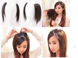 Tóc giả kẹp giúp làm phồng tóc 2 bên
