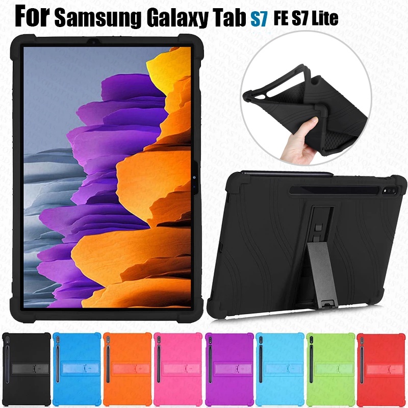 Ốp điện thoại silicon mềm siêu mỏng cho Samsung Galaxy Tab S7 FE S7 Lite