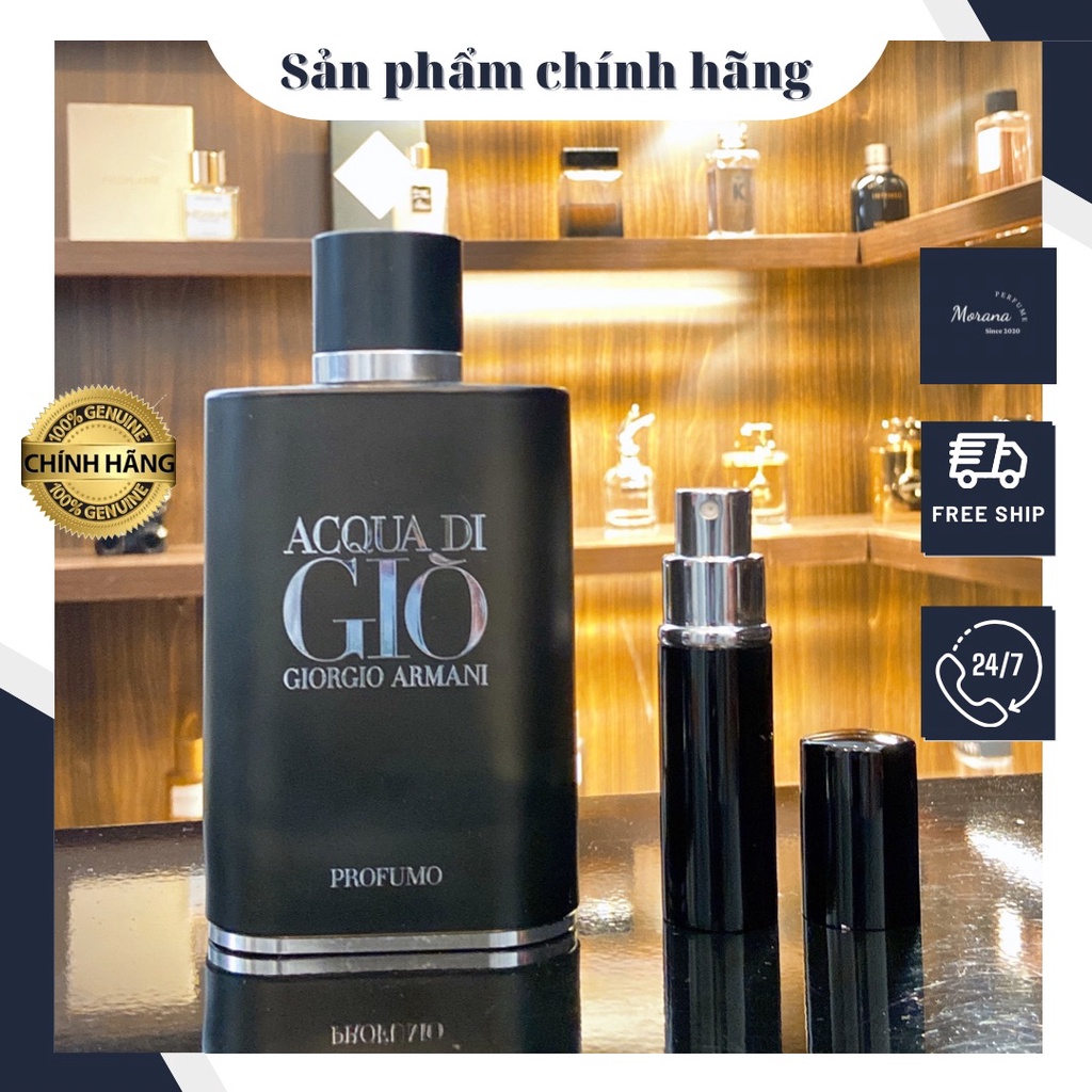{Chính hãng} Mẫu thử nước hoa nam Giorgio Armani Acqua di Gio Profumo (giò đen) 2ml,5ml,10ml