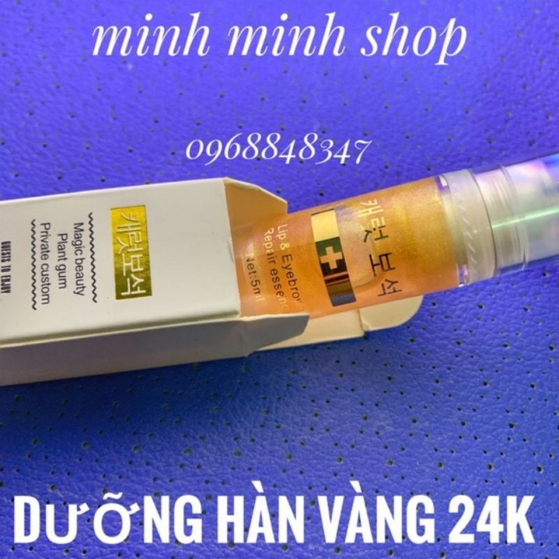 Dưỡng hàn vàng collagen 24k dưỡng môi sau phun xăm
