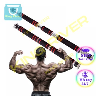 Thanh tập xà đơn treo tường gắn cửa nhiều cỡ từ 62-150cm mút dài tùy chỉnh phù hợp tập gym tại nhà tăng cơ bắp