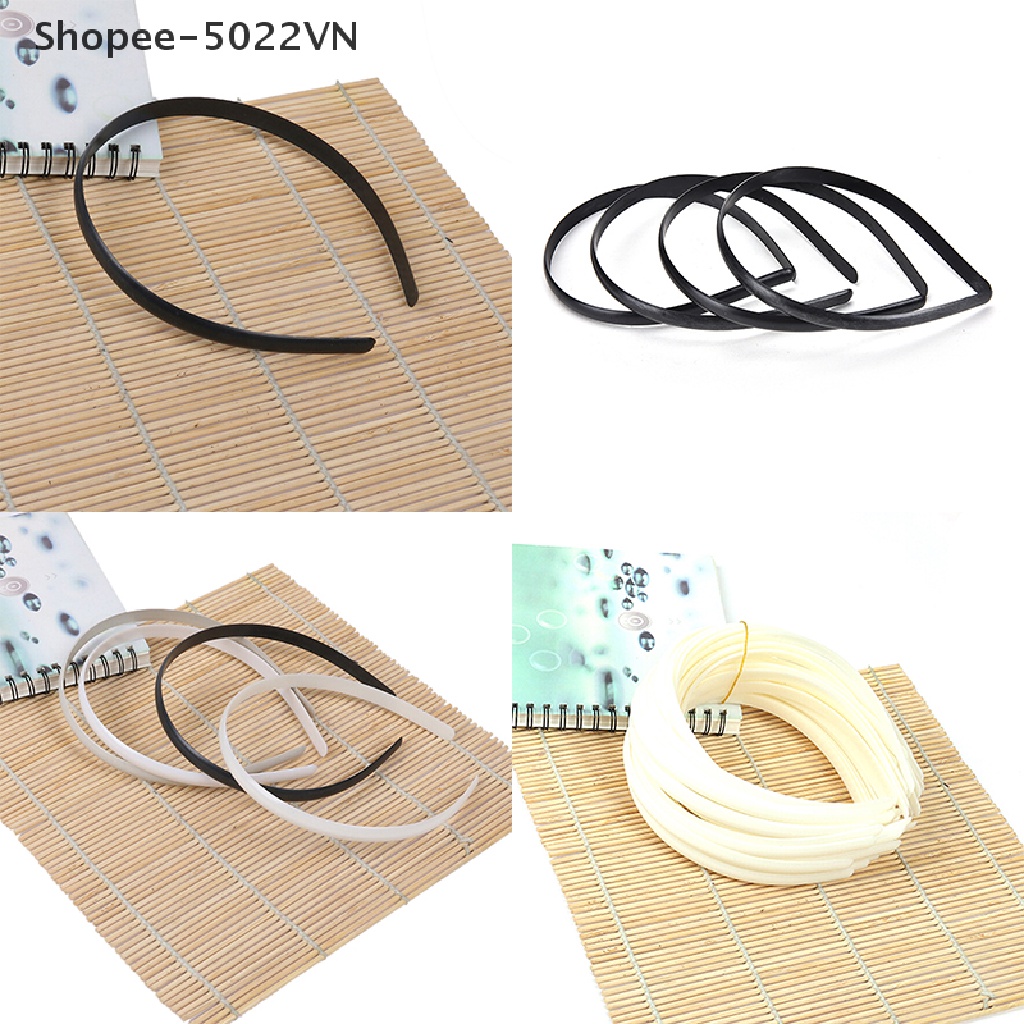 Set 10 Băng Đô Nhựa 2 Màu Xinh Xắn Cho Bé Gái Shopee-5022VN