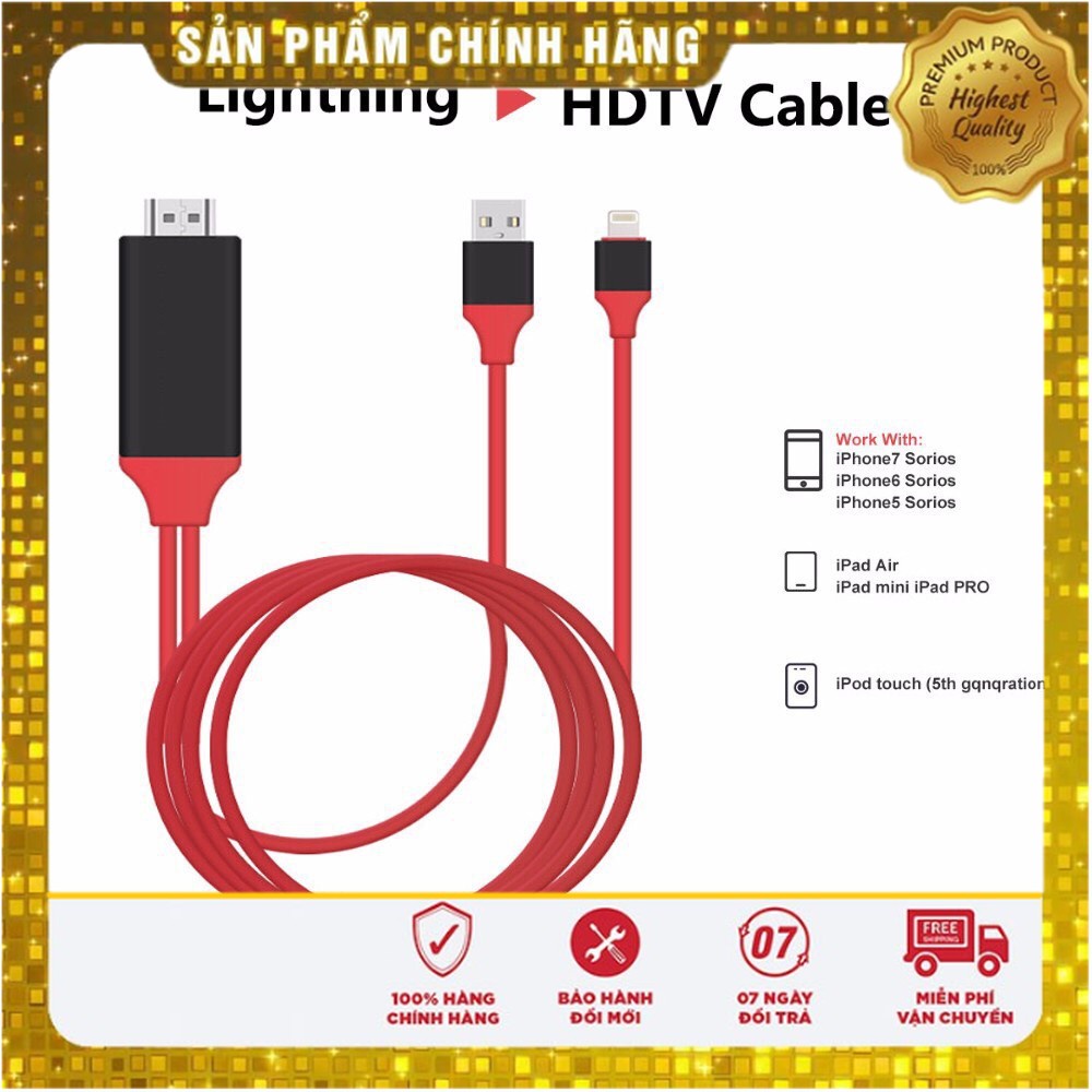 Dây Cáp HDMI Kết Nối ĐT Sang TiVi Chất Lượng HD|Tuanboutique