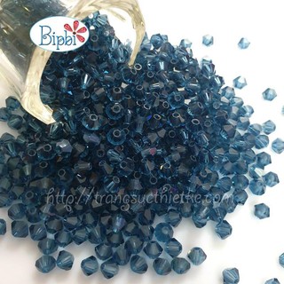 100 viên pha lê màu xanh cửu long