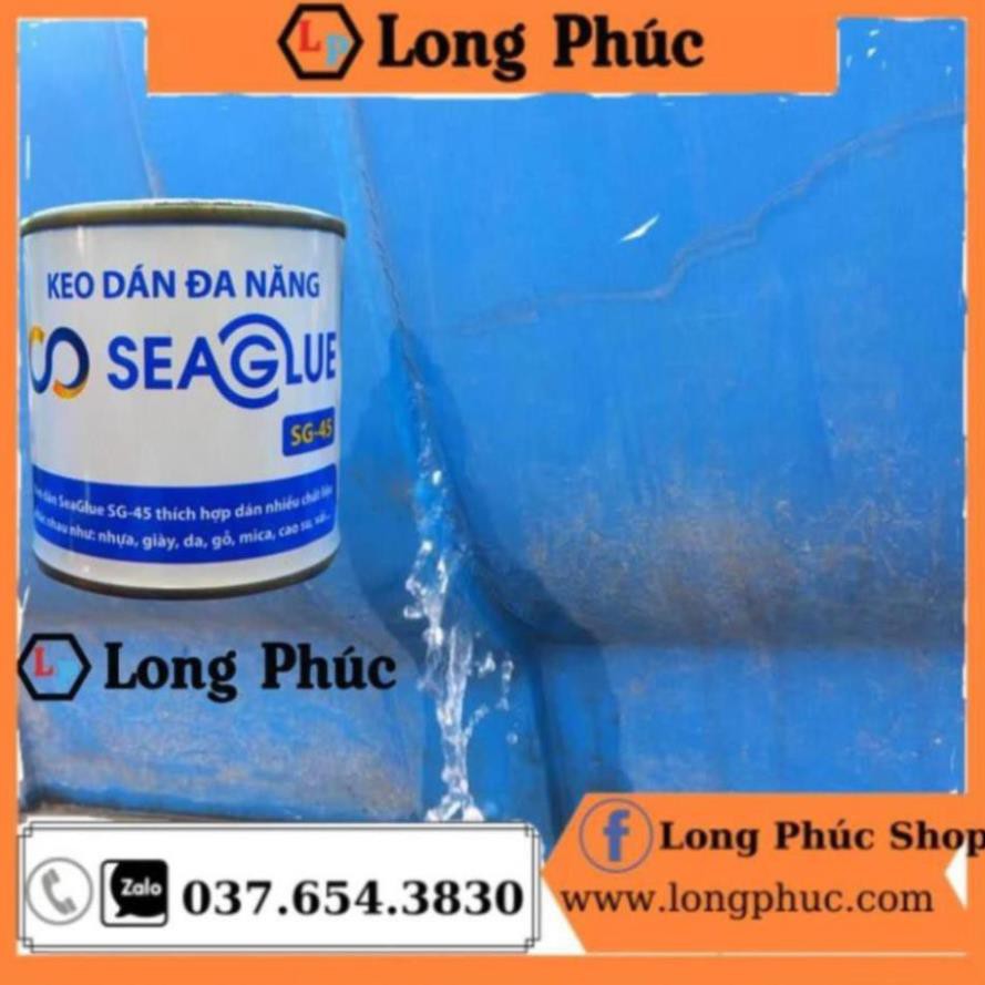 [FreeShip 50k] Keo Dán Đa Năng SeaGlue SG-45| Trong Suốt, Chịu Nước, Dính Chắc | lọ 300gr | long phúc shop