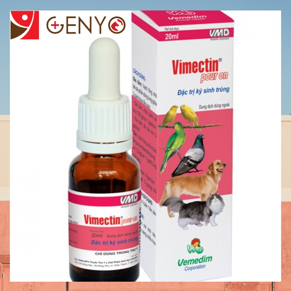 Dung dịch diệt mạt gà Vemedim Ivermectin 20ml